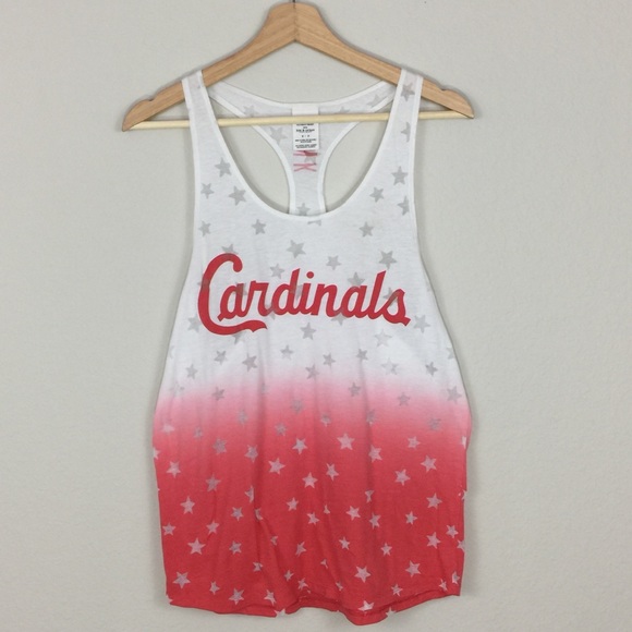 PINK Victoria's Secret Tops - 💖 PINK (with 5th & Ocean) Cardinals Tank Top